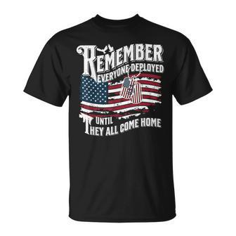 We Wear Red Friday Military Support Our Troops Deployment T-Shirt | Mazezy