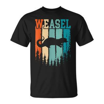 Weasel Retro Vintage T-Shirt - Monsterry UK