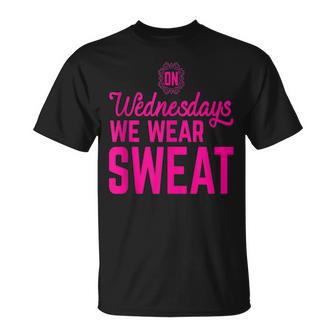 On Wednesdays We Wear Sweat Workout Motivational T-Shirt - Monsterry AU