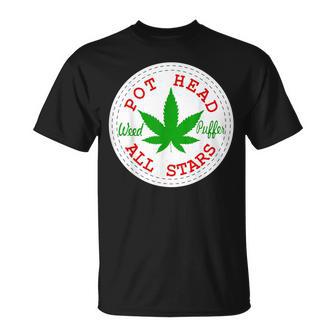 Weed Puller Pot Head All Stars T-Shirt - Monsterry DE