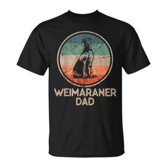 Weimaraner Dog Vintage Weimaraner Dad T-Shirt - Monsterry AU