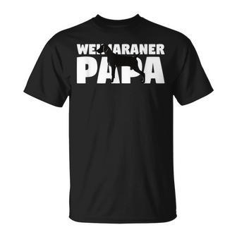 Weimaraner Geschenk Für Hund Papa Weimaraner Papa T-Shirt - Geschenkecke