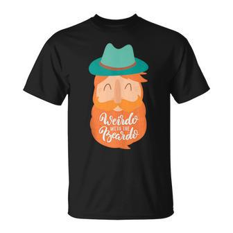Weirdo With The Beardo Ginger Beard T-Shirt - Monsterry UK