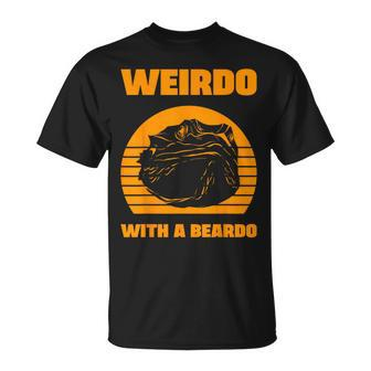 Weirdo With A Beardo Sunset Silhouette Style T-Shirt - Monsterry AU