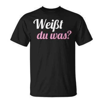 Weißt Du Was Reverse Ich Werde Eine Große Schwester T-Shirt - Seseable