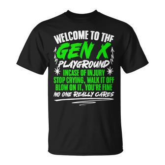 Welcome To Gen X Humor Generation X Gen X T-Shirt - Monsterry DE