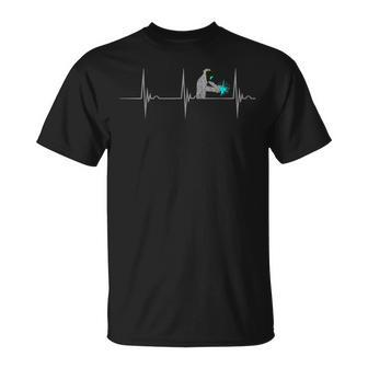 Welding Slworker Heartbeat Ekg Pulse Mig Welding Helmet T-Shirt - Monsterry