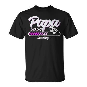 Werdenderater Papa 2024 Loading T-Shirt - Geschenkecke