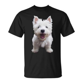 Westie Happy Westie Camiseta unisex - Regaloses