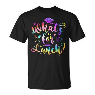 Whats For Lunch Lunch Lady T-Shirt - Seseable