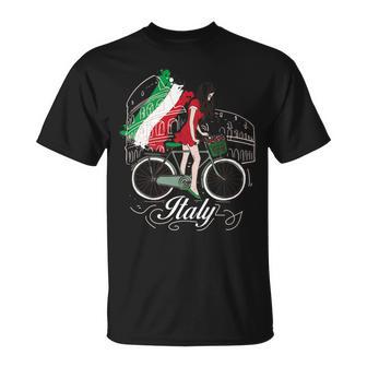 When In Rome Beautiful Woman Italy T-Shirt - Monsterry CA