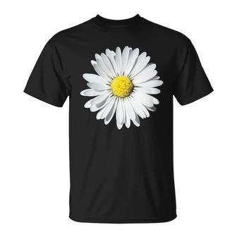 White Daisy Flower Cute Casual Floral For Girl T-Shirt - Thegiftio UK