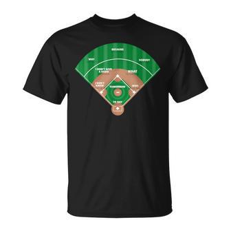Who's On First Baseball Game Play Sport Fan Playing T-Shirt - Monsterry CA