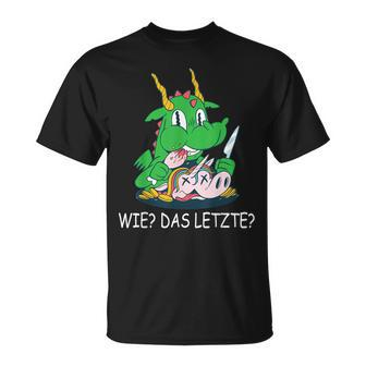 Wie Das Letzte Dragon Eats Unicorn Dragon Lord T-Shirt - Seseable