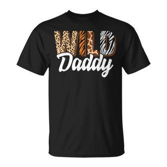 Wild Daddy Zoo Born Two Be Wild B-Day Safari Jungle Animal T-Shirt - Monsterry DE