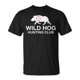 Wild Hog Hunting Club Boar Hunter T-Shirt - Monsterry AU