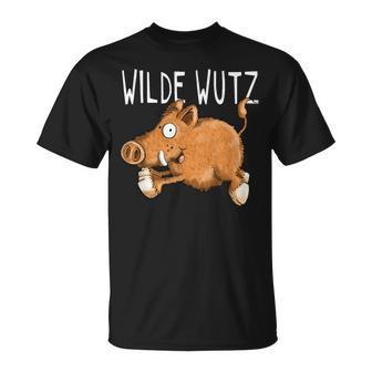 Wilde Pig I Keiler Wild Boar Wildsau Fun T-Shirt - Seseable