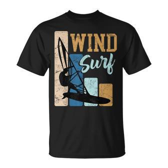 Windsurfer Windsurfintage Retro Surfer T-Shirt - Seseable