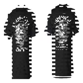 Wing Chun Yin Yang Serpiente Grúa Camiseta unisex - Regaloses