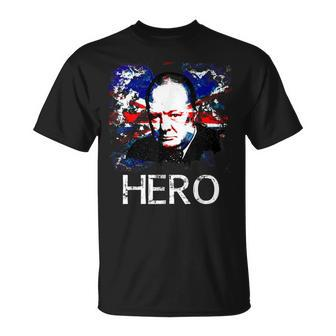 Winston Churchill Hero British History T-Shirt - Thegiftio UK