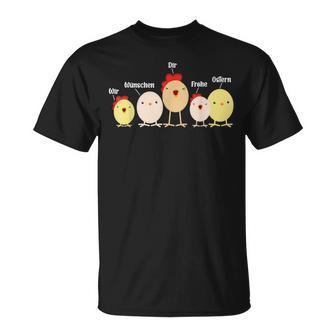 Wir Wünschen Dir Frohe Oster T-Shirt - Geschenkecke