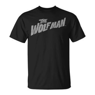 The Wolf Man Original With Grey Font T-Shirt - Monsterry