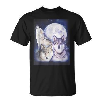 Wolf Moon For Women T-Shirt | Mazezy