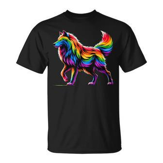 Wolf Rainbow Lgbtq Pride Month T-Shirt - Monsterry