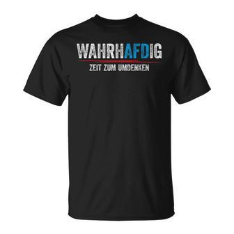 Word Game Wahrhaftig Wahrhafdig Zeit Zum Umdenken Black T-Shirt - Seseable