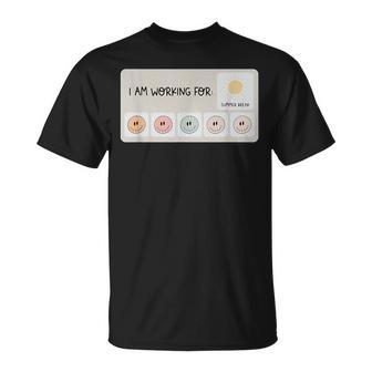 I Am Working For Summer Break Teacher Last Day Of School T-Shirt - Seseable