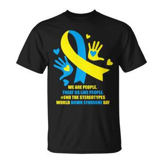 World Down Syndrome Awareness Day 2024 End The Stereotypes T-Shirt | Mazezy DE