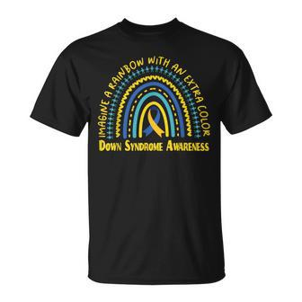 World Down Syndrome Day Awareness National T21 Month Rainbow T-Shirt | Mazezy