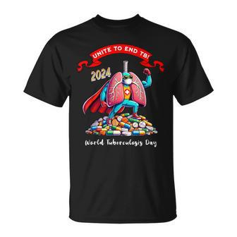 World Tuberculosis Day 2024 Healthcare Professionals T-Shirt - Monsterry