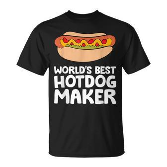 World's Best Hotdog Maker Hot Dog T-Shirt - Monsterry UK