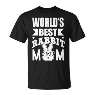 Worlds Best Rabbit Mom T-Shirt | Mazezy