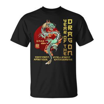 Year Of The Dragon Chinese Zodiac Lunar New Year 2024 T-Shirt | Mazezy