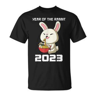 Year Of The Rabbit 2023 Ramen Chinese Zodiac Lunar New Year T-Shirt - Monsterry