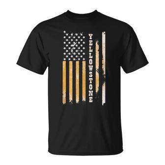 Yellowstone Flag T-Shirt - Monsterry UK