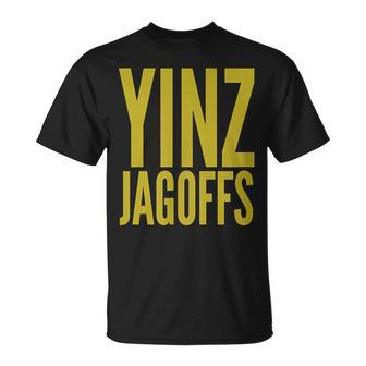 Yinz Jagoffs Pittsburgh Saying Jag Off T-Shirt - Monsterry UK