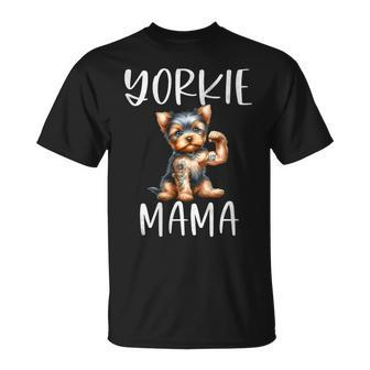 Yorkie Mom Proud Yorkshire Terrier Dog Mama T-Shirt - Thegiftio UK