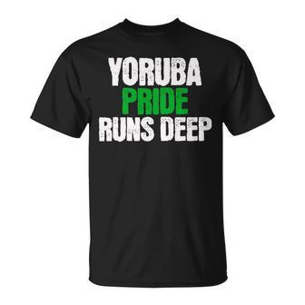 Yoruba Pride Runs Deep Ancestry Initiation T-Shirt - Monsterry