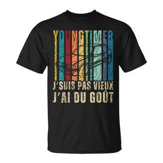 Youngtimer J'suis Pas Vieux J'ai Du Goût Retro 205 Gti T-Shirt - Cadeauxyz