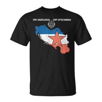 Yugoslavia Bandera Balcanes República Federal De Yugoslavia Camiseta unisex - Regaloses