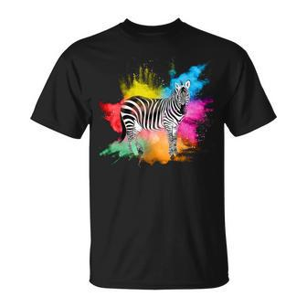 Zebra For In Africa Animal Wild Zoo Horse T-Shirt - Thegiftio UK