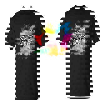 Zebra For In Africa Animal Wild Zoo Horse T-Shirt - Thegiftio