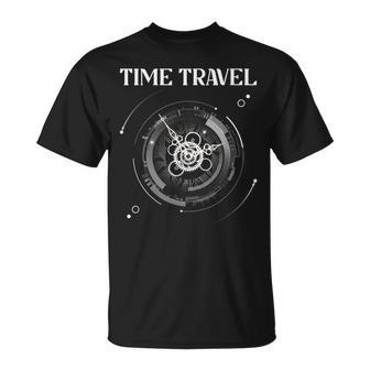 Zeitreise Steampunk Zeitwissenschaft Time Traveler T-Shirt - Seseable