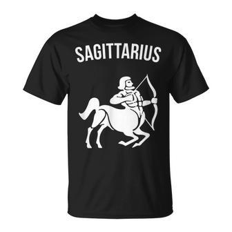 Zodiac Sign Sagittarius Horoscope Birthday T-Shirt - Monsterry