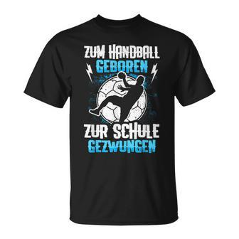 Zum Handball Geboren, Kindershirt Schwarz S für Schule - Seseable
