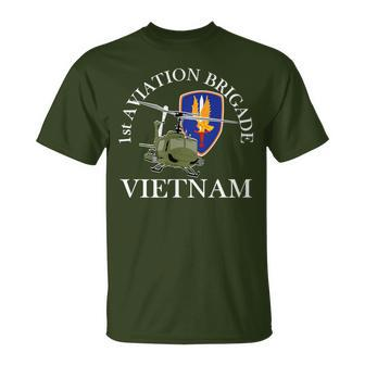 1St Aviation Brigade Vietnam Veteran The Golden Hawks Xmas T-Shirt - Monsterry