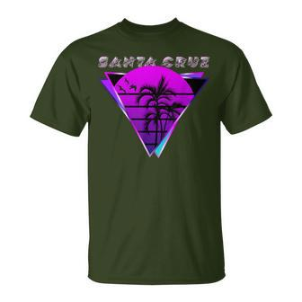 70Er 80Er In California City Santa Cruz T-Shirt - Monsterry